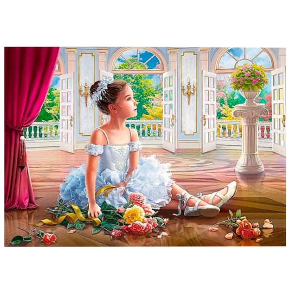 Puzzle Trefl Little ballerina (37351) Количество деталей: 500, Рекомендуемый возраст: 10+ photo 2