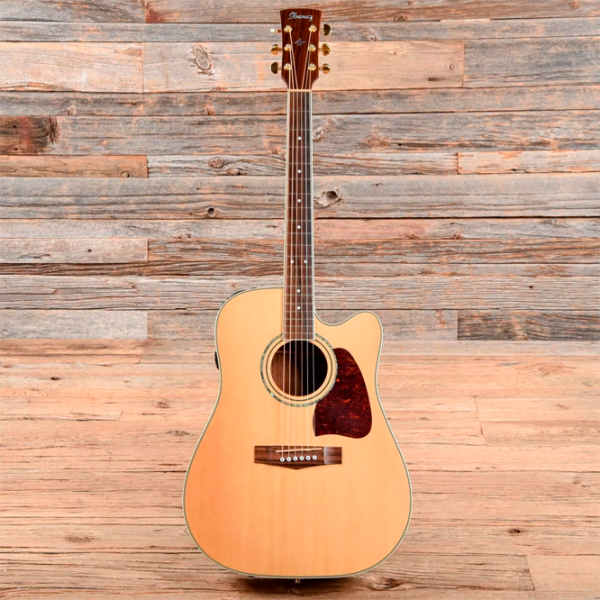 Chitară electro-acustică Ibanez AW100CE Natural Dreadnought, 4/4 photo 5