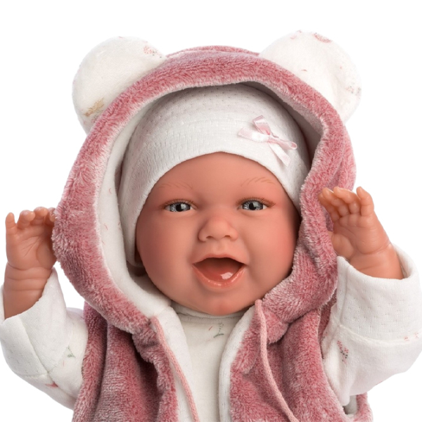 Păpușă Llorens Sonrisas Chaqueta Fucxia bebeluș 74070  3+ photo 6