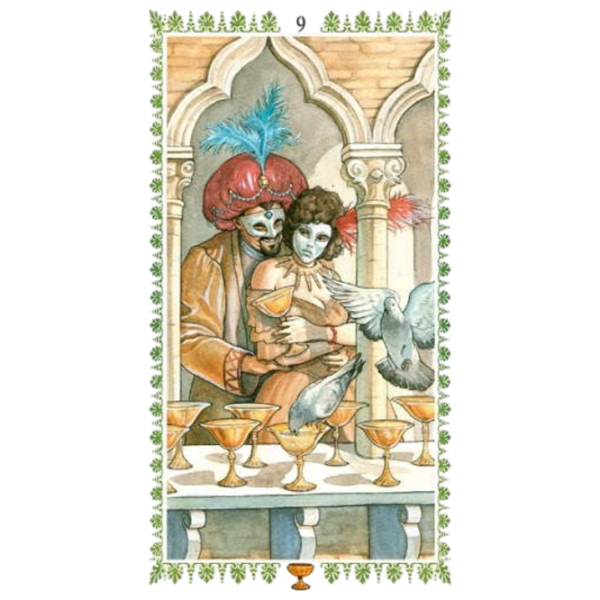 Joc de masă Scarabeo Romantic Tarot Cărți de tarot, 18+ photo 3