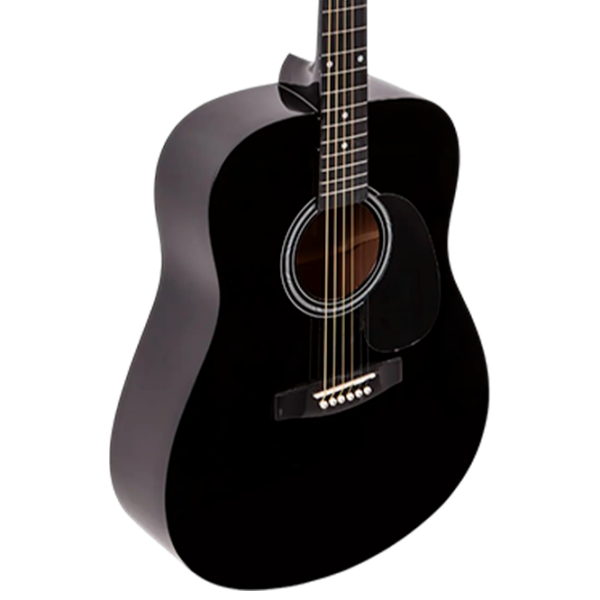 Chitară acustică Aria Fiesta Clasica 4/4 FST-300 Black Dreadnought, 4/4 photo 5