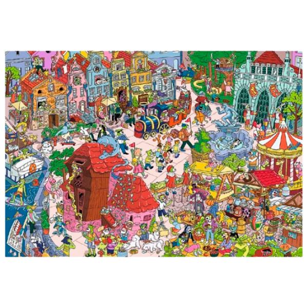 Puzzle Trefl Spy Guy Lost Items: Europe (37481) Количество деталей: 500, Рекомендуемый возраст: 9+ photo 1