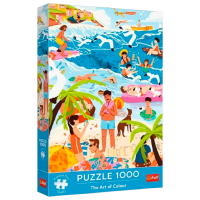 Puzzle Trefl In the warmth of the holiday season (12065) Numărul de piese: 1000, Vârsta recomandată: 9+