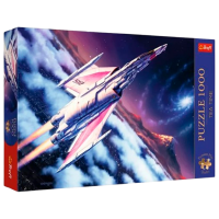 Puzzle Trefl Flight into outer space (12075) Количество деталей: 1000, Рекомендуемый возраст: 9+