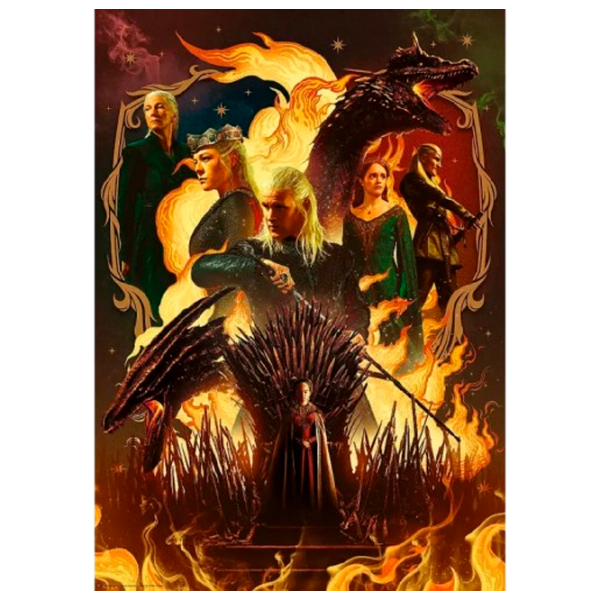 Puzzle Trefl House of the Dragon (12068) Количество деталей: 1000, Рекомендуемый возраст: 9+ photo 1