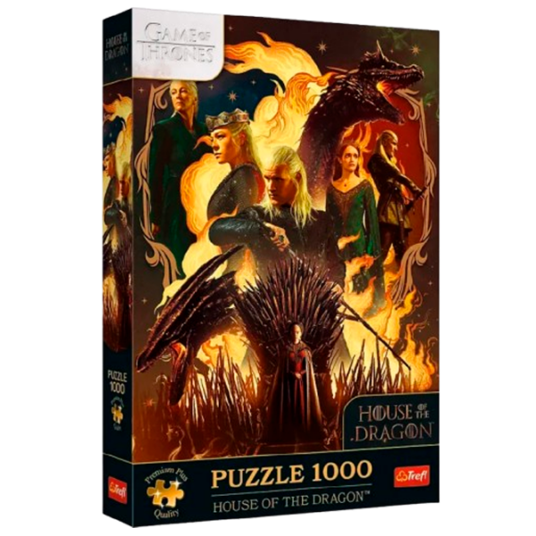 Puzzle Trefl House of the Dragon (12068) Количество деталей: 1000, Рекомендуемый возраст: 9+ photo 2