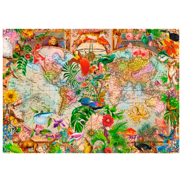 Puzzle Trefl The Ancient World Map (12077) Количество деталей: 1000, Рекомендуемый возраст: 9+ photo 2