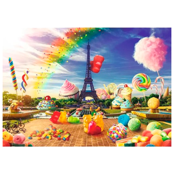 Puzzle Trefl Paris (10597) Количество деталей: 1000, Рекомендуемый возраст: 12+ photo 2