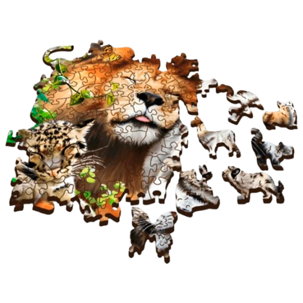Puzzle Trefl The felines of the jungle (20152) Количество деталей: 501, Рекомендуемый возраст: 12+ photo 2