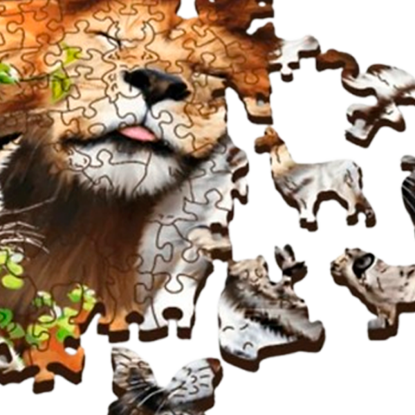 Puzzle Trefl The felines of the jungle (20152) Количество деталей: 501, Рекомендуемый возраст: 12+ photo 4