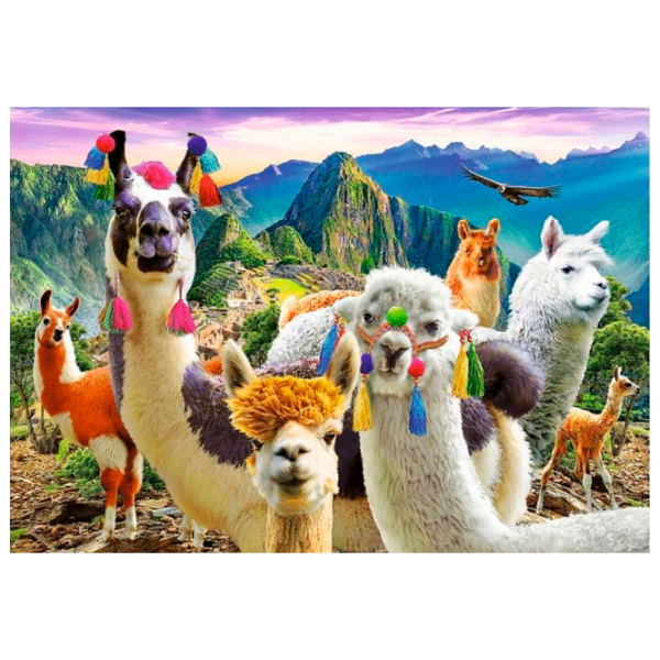 Puzzle Trefl Llamas (37383) Количество деталей: 500, Рекомендуемый возраст: 10+ photo 2