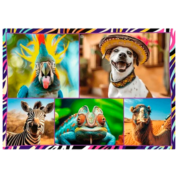 Puzzle Trefl Cute animals (13313) Numărul de piese: 1000, Vârsta recomandată: 6+ photo 3