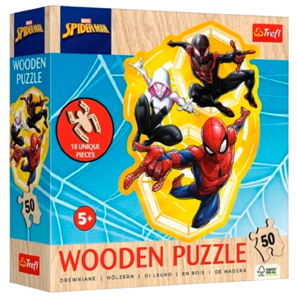 Puzzle Trefl Spiderman (20280) Numărul de piese: 50, Vârsta recomandată: 5+ photo 1