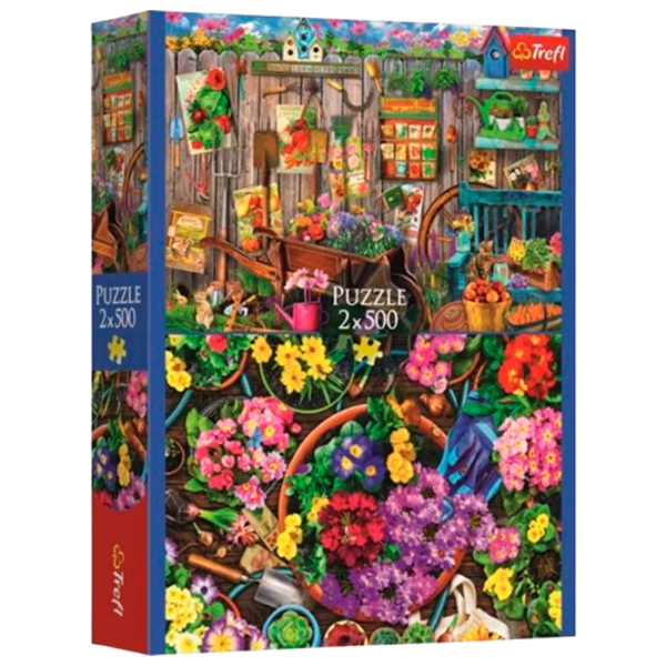 Puzzle Trefl Working in the Garden (37529) Количество деталей: 1000, Рекомендуемый возраст: 9+ photo 1