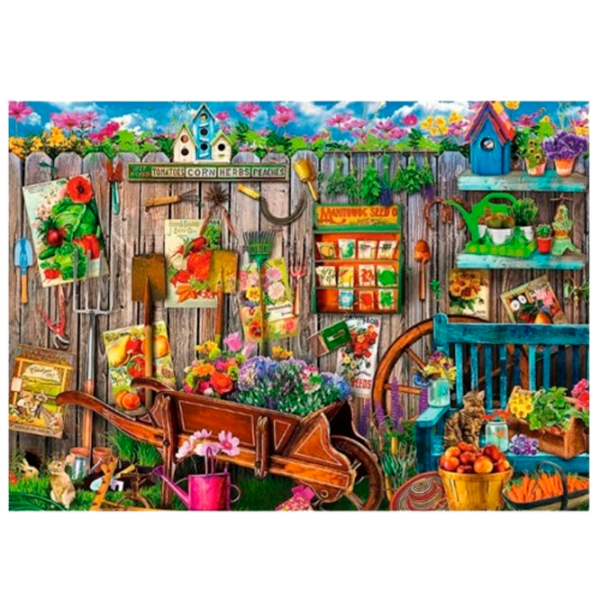 Puzzle Trefl Working in the Garden (37529) Количество деталей: 1000, Рекомендуемый возраст: 9+ photo 2