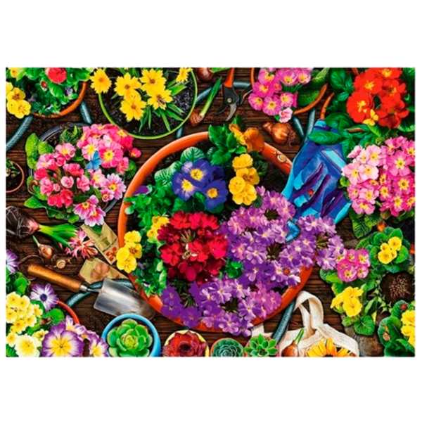 Puzzle Trefl Working in the Garden (37529) Количество деталей: 1000, Рекомендуемый возраст: 9+ photo 3