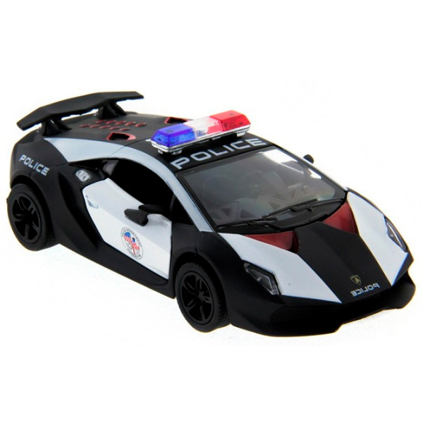 Mașină Kinsmart Lamborghini Sesto Elemento Police KT5359P
Red
Black  photo 3