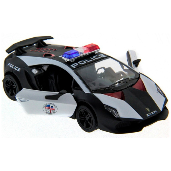 Mașină Kinsmart Lamborghini Sesto Elemento Police KT5359P
Red
Black  photo 6
