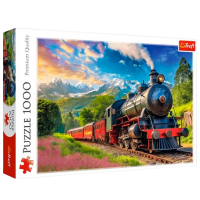 Puzzle Trefl Train journey (10929) Количество деталей: 1000, Рекомендуемый возраст: 9+