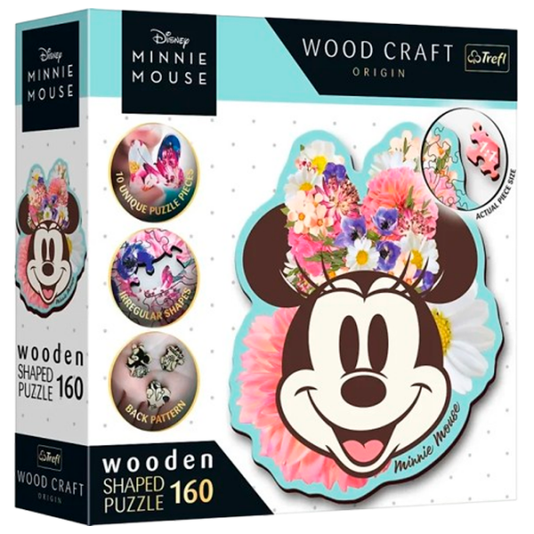 Puzzle Trefl Elegant Minnie Mouse (20193) Количество деталей: 190, Рекомендуемый возраст: 5+ photo 1