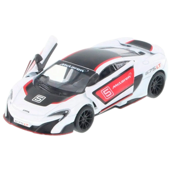 Машинка Kinsmart Mclaren 675LT KT5392F
Red
Белый  photo 1