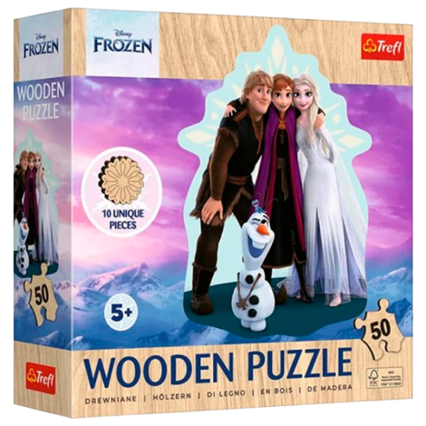 Puzzle Trefl Frozen (20283) Numărul de piese: 50, Vârsta recomandată: 3+ photo 1