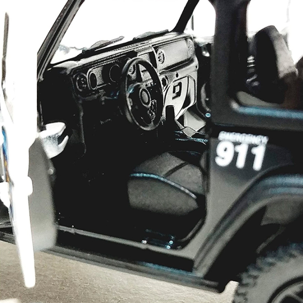 Mașină Kinsmart Jeep Wrangler Police KT5412WP
Red
Black  photo 5