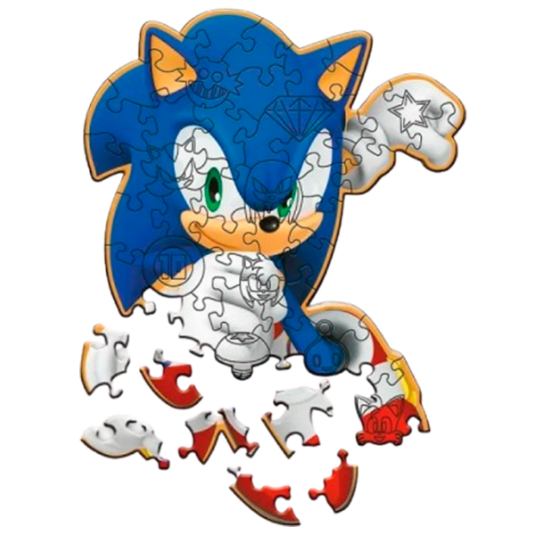 Puzzle Trefl Sonic (20203) Количество деталей: 50, Рекомендуемый возраст: 5+ photo 2