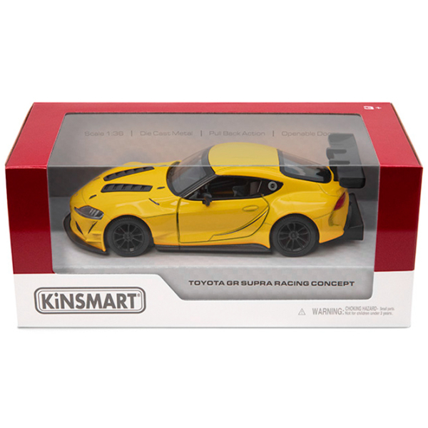 Машинка Kinsmart Toyota GR Supra KT5421
Черный
Разноцветный  photo 4