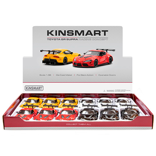 Машинка Kinsmart Toyota GR Supra KT5421
Черный
Разноцветный  photo 6