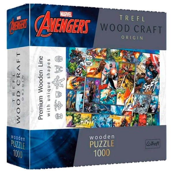 Puzzle Trefl The Comic Universe (20165) Количество деталей: 1000, Рекомендуемый возраст: 9+ photo 1