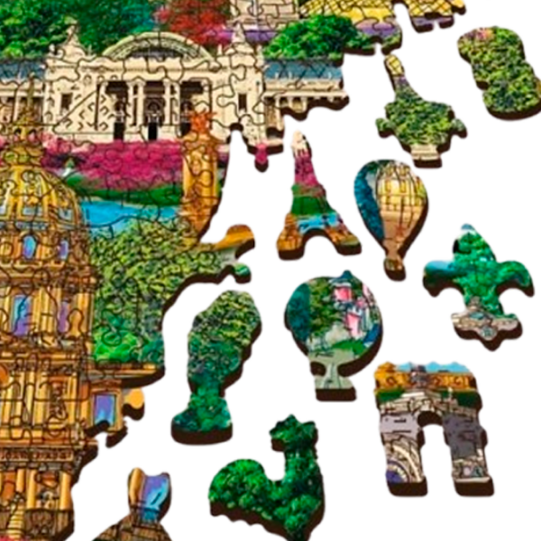 Puzzle Trefl Famous places (20150) Количество деталей: 1000, Рекомендуемый возраст: 9+ photo 3