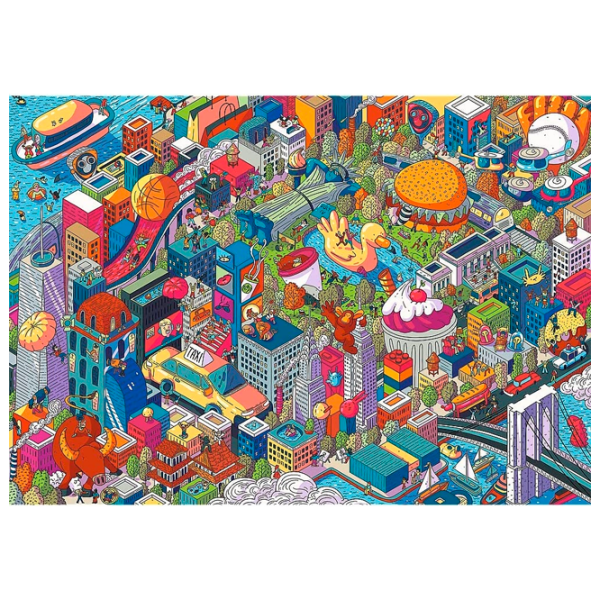 Puzzle Trefl New York (107081) Количество деталей: 1000, Рекомендуемый возраст: 12+ photo 1