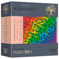 Puzzle Trefl Colorful butterflies (20159) Количество деталей: 501, Рекомендуемый возраст: 12+