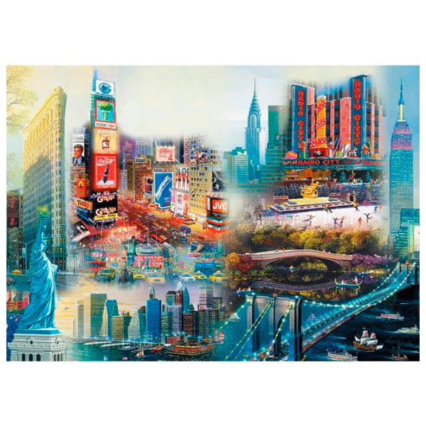 Puzzle Trefl New York (20147) Количество деталей: 1000, Рекомендуемый возраст: 12+ photo 2