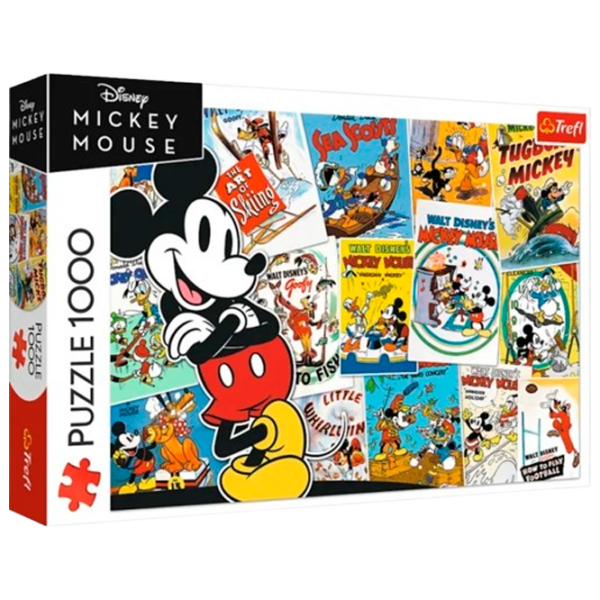 Puzzle Trefl Mickey's World (10741) Numărul de piese: 1000, Vârsta recomandată: 9+ photo 1