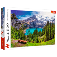 Puzzle Trefl Lake Oeschinen (261660) Количество деталей: 1500, Рекомендуемый возраст: 12+