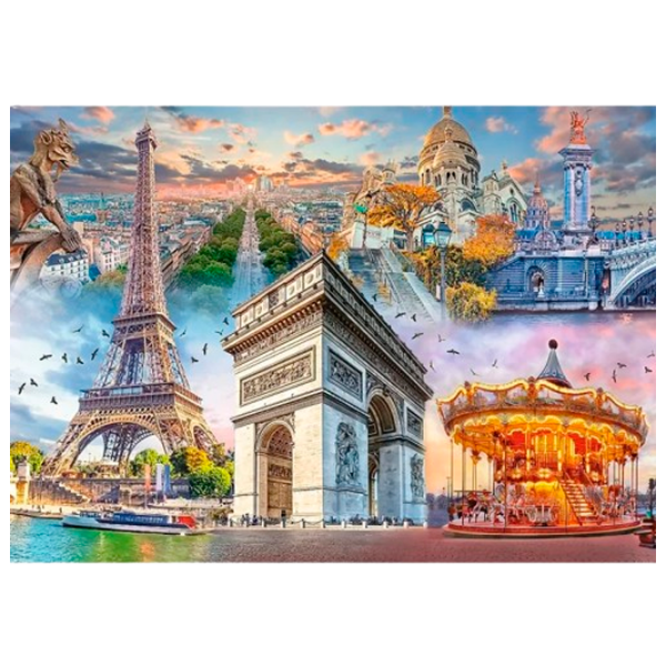 Puzzle Trefl Weekend in Paris (27125) Количество деталей: 2000, Рекомендуемый возраст: 14+ photo 2