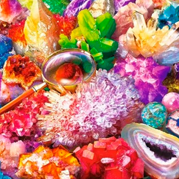 Puzzle Trefl Cosmos and crystals (37499) Numărul de piese: 1000, Vârsta recomandată: 5+ photo 5