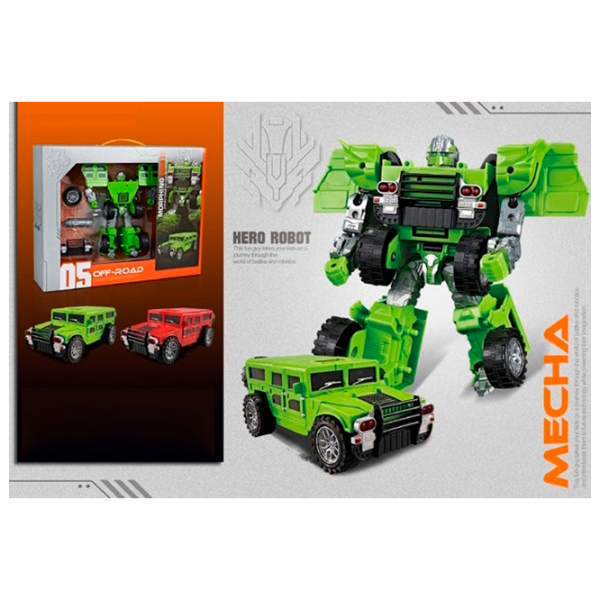 Mașină-transformer ChiToys A5563-29 Gray
Green  photo 2