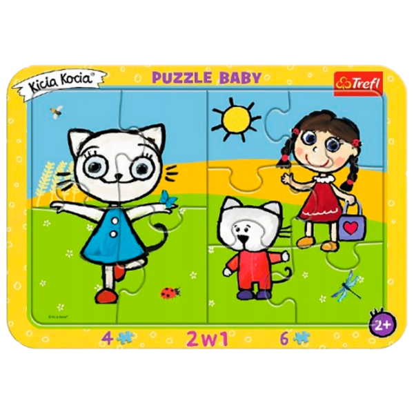 Puzzle Trefl Kittykit (80023) Количество деталей: 10, Рекомендуемый возраст: 4+ photo 1