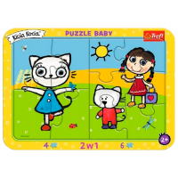 Puzzle Trefl Kittykit (80023) Количество деталей: 10, Рекомендуемый возраст: 4+