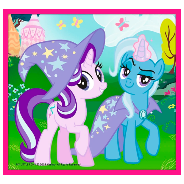 Puzzle Trefl Amazing Ponies (90380) Количество деталей: 334, Рекомендуемый возраст: 4+ photo 7