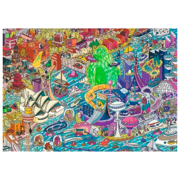 Puzzle Trefl Sydney, Australia (10751) Количество деталей: 1000, Рекомендуемый возраст: 9+ photo 2
