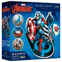 Puzzle Trefl Captain America (20194) Numărul de piese: 160, Vârsta recomandată: 10+