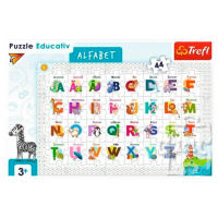 Puzzle Trefl Alphabet (15576a) Количество деталей: 44, Рекомендуемый возраст: 3+