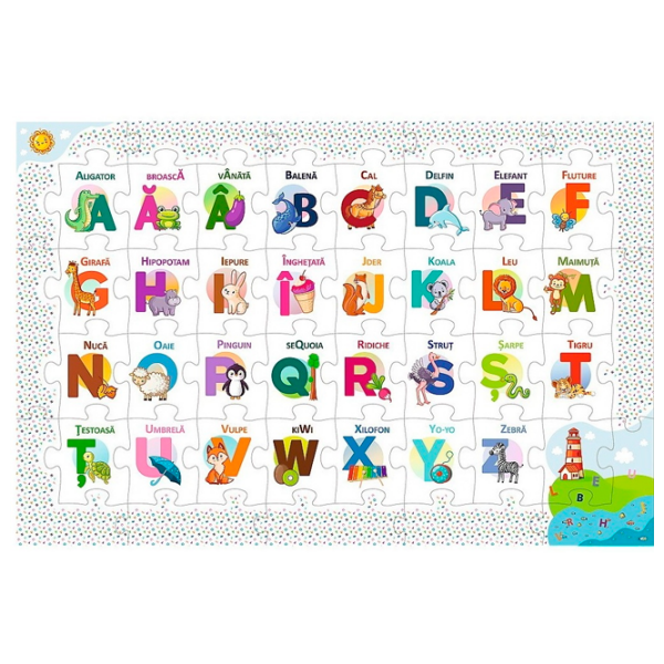 Puzzle Trefl Alphabet (15576a) Количество деталей: 44, Рекомендуемый возраст: 3+ photo 2