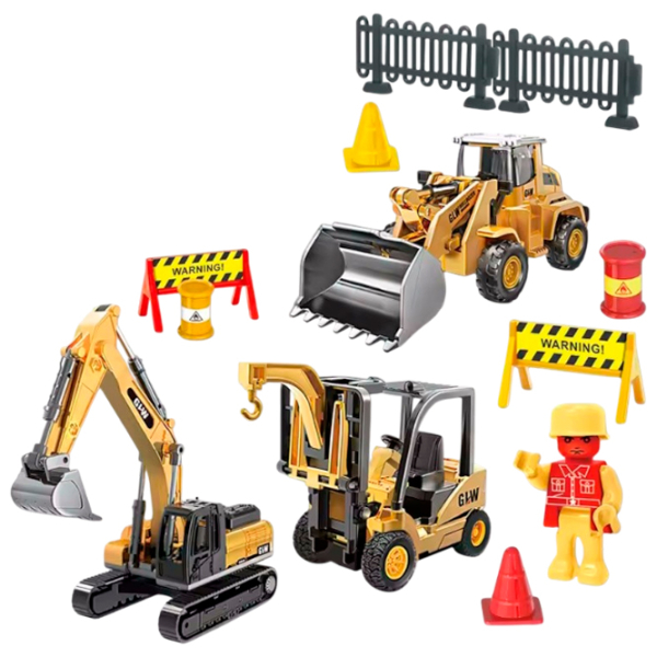 Set de mașini ChiToys 84837 Black
Yellow  photo 2