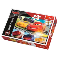 Puzzle Trefl Cars 3 (17334) Количество деталей: 60, Рекомендуемый возраст: 4+