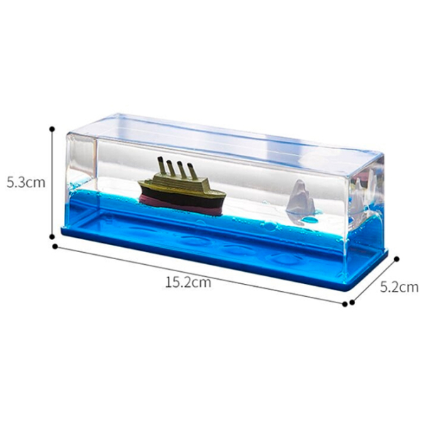 Декоративные игрушки Sia Acrylic Cruise Ship Titanic Синий Стекло photo 5